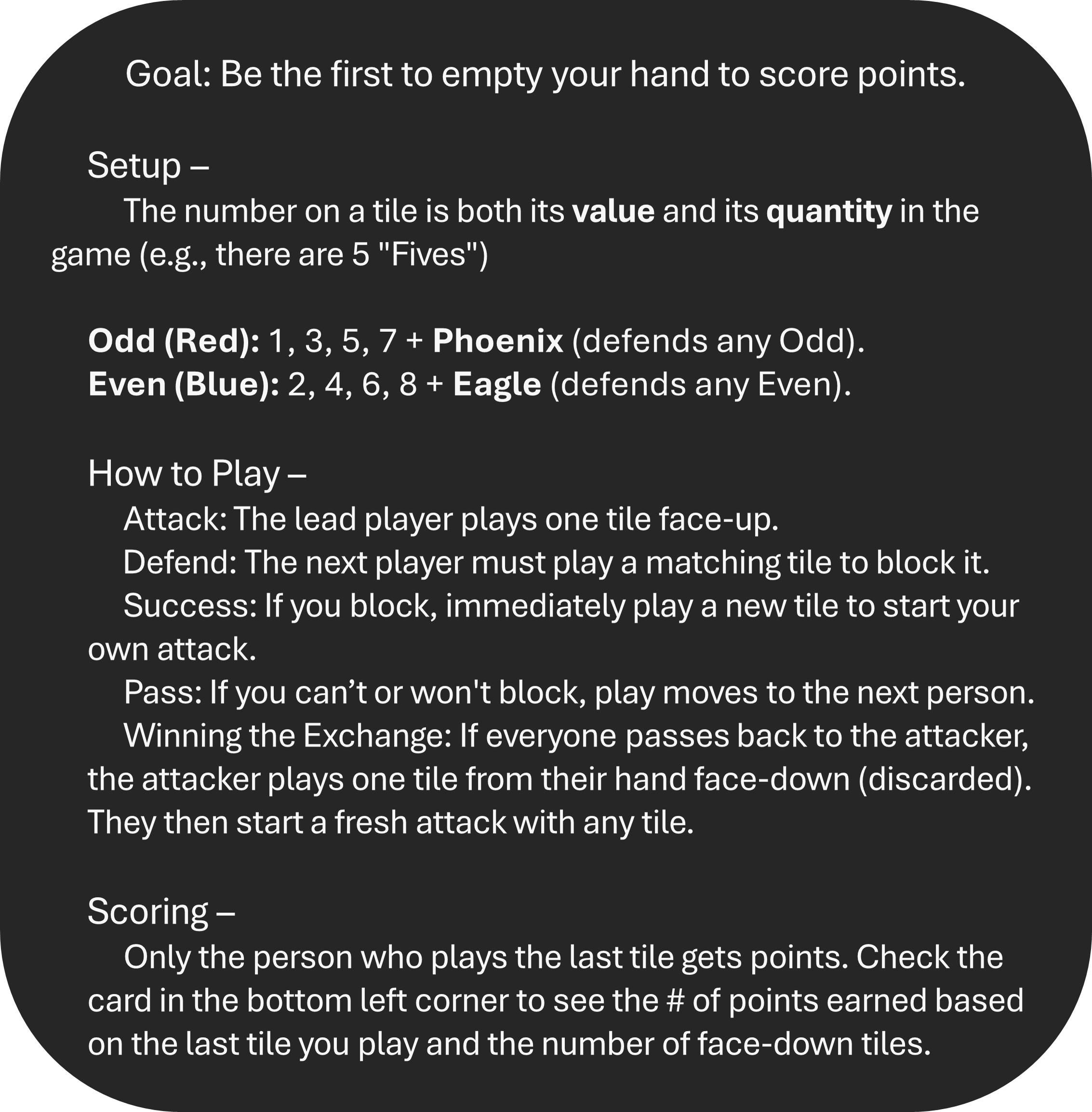 Game Rules